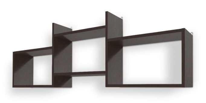 Полка "Кубик-6" венге