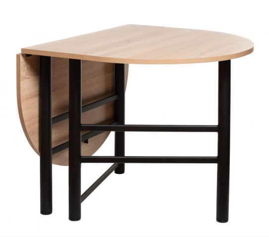 Стол-книжка "Рим" овал дуб сонома