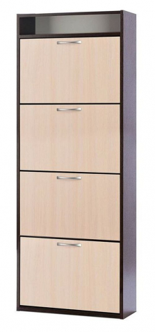 Обувница "К-4" венге/беленый дуб