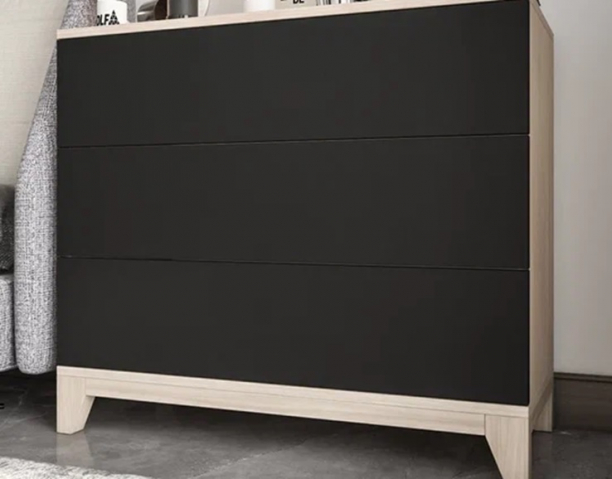 Комод "Хелен 14" ламарти кремона шампань/черный