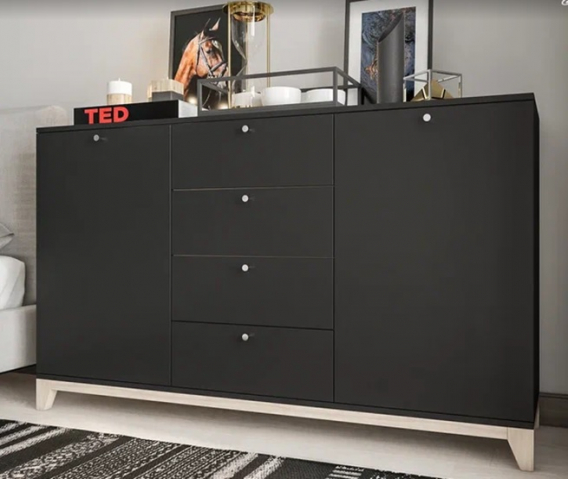 Комод "Хелен 23" черный