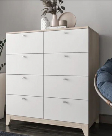 Комод "Хелен 46" ламарти кремона шампань/белый