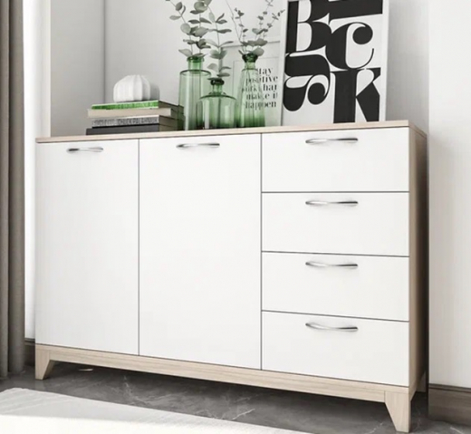 Комод "Хелен 53" ламарти кремона шампань/белый