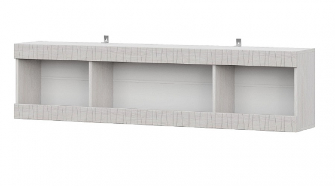 Полка навесная "Гамма 20" серия 4 ясень анкор светлый/сандал светлый