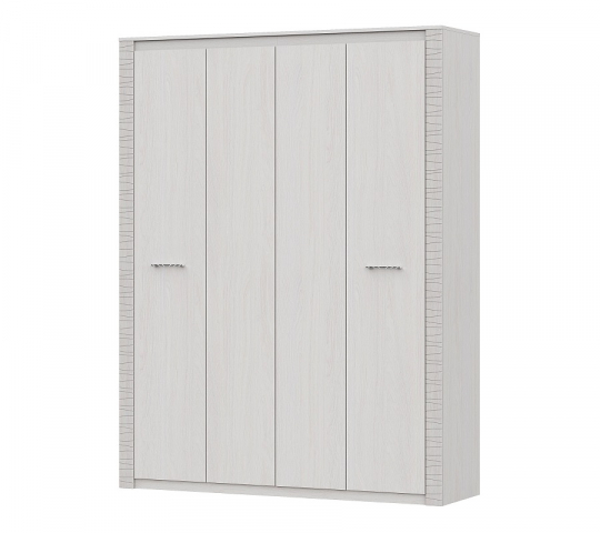 Шкаф универсальный 4-х створчатый "Гамма 20" серия 4 ясень анкор светлый/сандал светлый