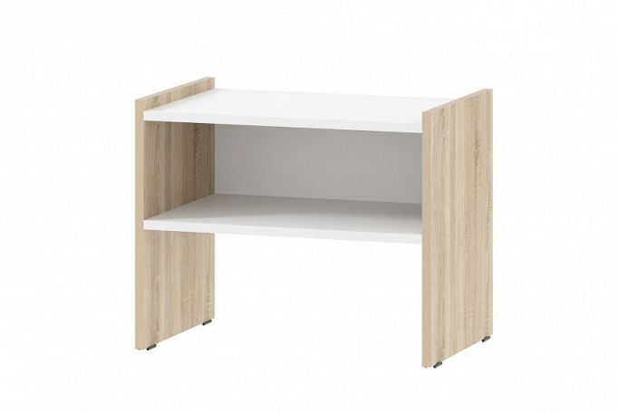 Тумба для обуви "Симпл" НМ 013.21 белый/дуб сонома