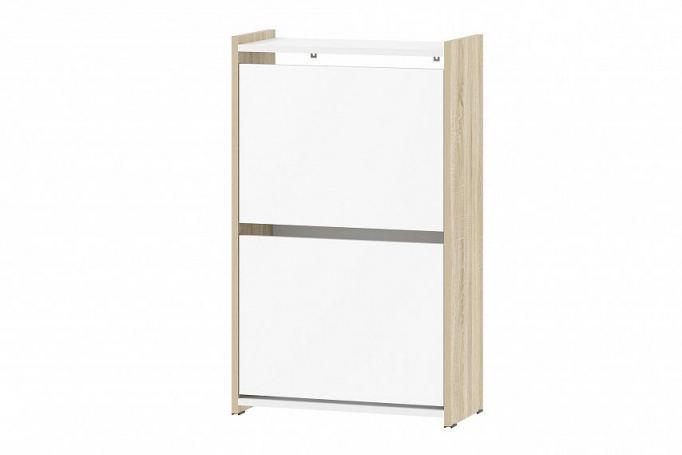 Тумба для обуви "Симпл" НМ 013.22 белый/дуб сонома