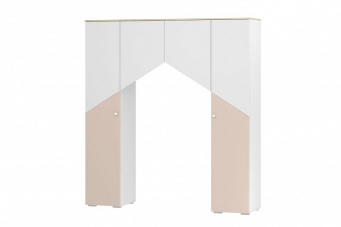 Шкаф комбинированный "Банни" НМ 041.45 бисквит/белый/дуб сонома