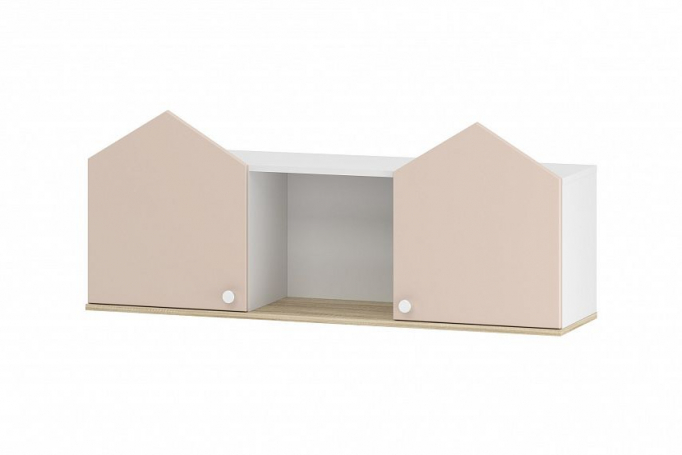 Полка "Банни" НМ 041.46 бисквит/белый/дуб сонома