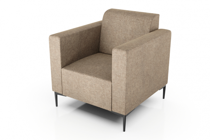 Кресло для отдыха "Ник" бежевая рогожка