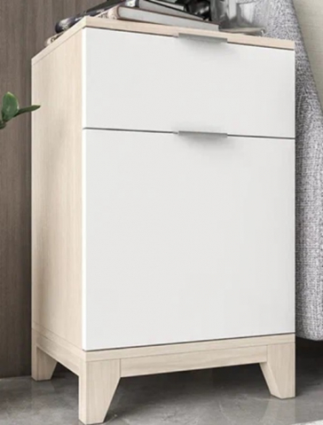 Тумба прикроватная "Хелен 13" ламарти кремона шампань/белый