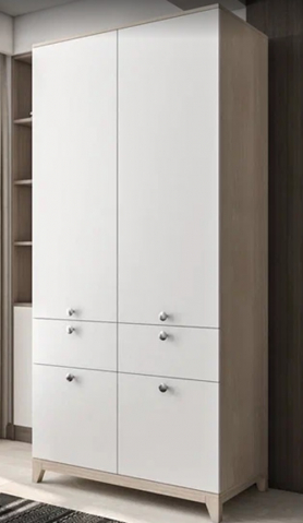 Шкаф "Хелен 31" ламарти кремона шампань/белый