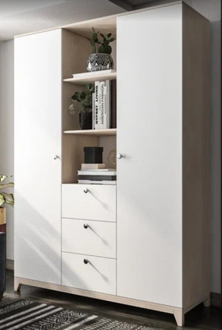 Шкаф "Хелен 45" ламарти кремона шампань/белый