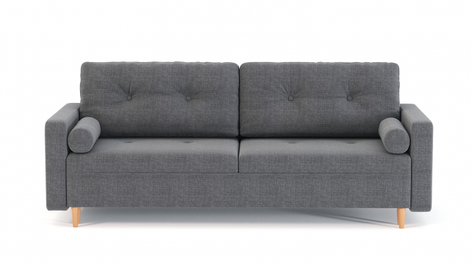 Диван-кровать "Белфаст" рогожка Дрим Грей