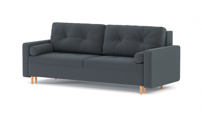 Диван-кровать "Белфаст" велюр Зара Грей 18