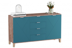 Комод современный в спальню "Марвин 25"  Аквамарин