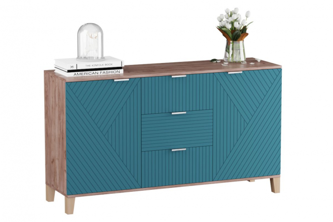 Комод "Марвин 4" Аквамарин