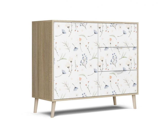 Комод "Бержер 4" Flower (Флауэр) 2