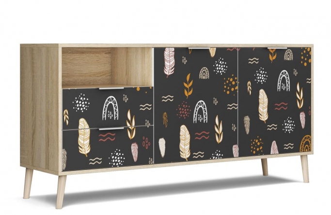 Комод "Бержер 5" Boho (Бохо)
