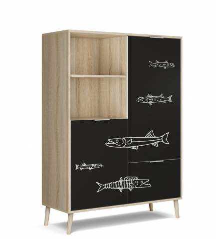 Стеллаж "Бержер" Fish (Фисх)