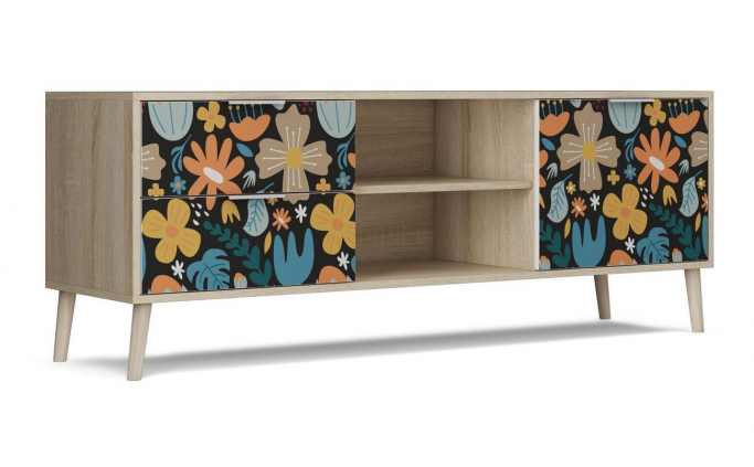 Тумба под ТВ "Бержер" Flower (Флауэр)