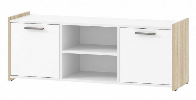 Тумба ТВА "Симпл" НМ 013.41 белый/дуб сонома