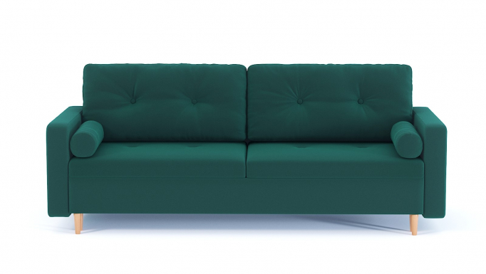 Диван-кровать "Белфаст" велюр Зара Изумруд