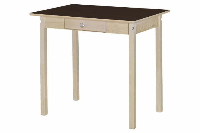 Стол обеденный "ПН" бесцветный лак, пластик венге