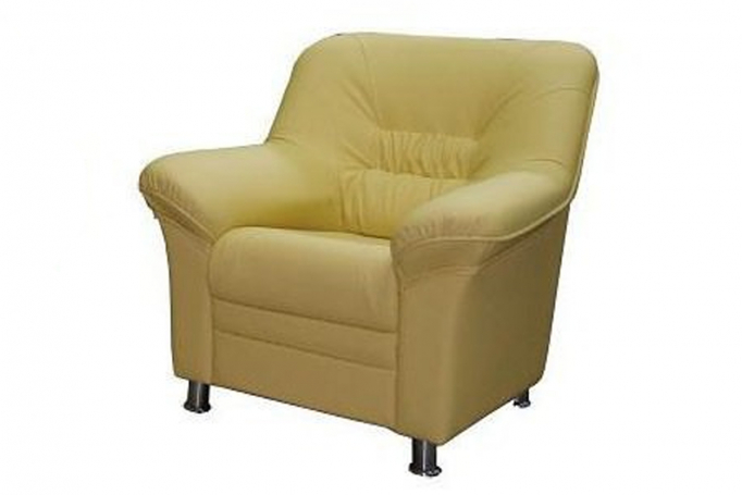 Кресло "Карелия" экокожа, бежевый матовый