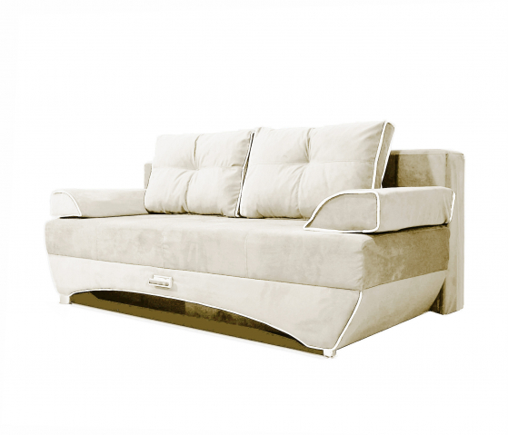 Диван-кровать "Валенсия" велюр, бежевый