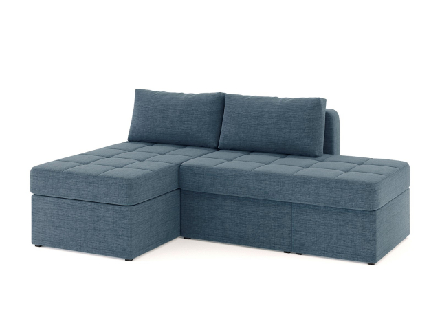 Диван-кровать "Оливер" трансформер рогожка Дрим Блю