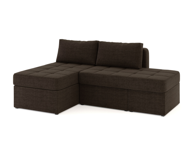 Диван-кровать "Оливер" трансформер рогожка Дрим Браун