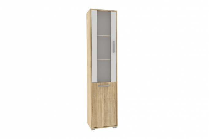 Стеллаж "Лайт-2" дуб сонома, белый