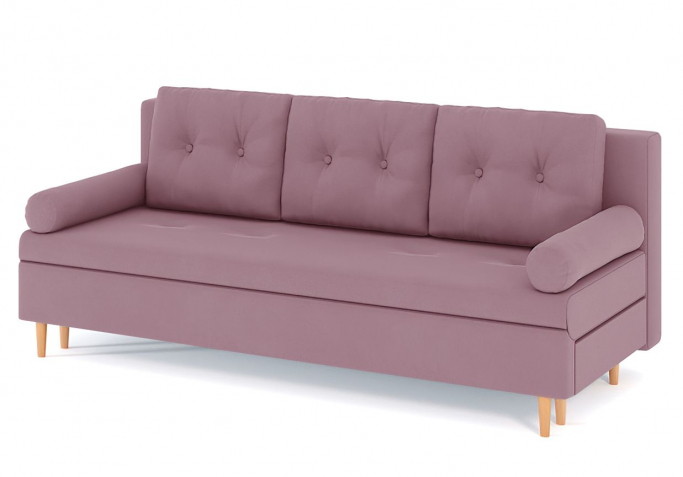 Диван-кровать "Белфаст" без подлокотников велюр Зара Пасти 36