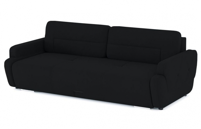 Диван-кровать "Джелонг" велюр Зара Блэк 37