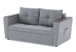 Современный диван-кровать "дубай майами" рогожка дрим лайт грей
