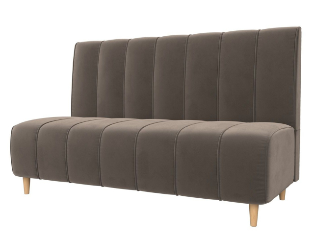 Кухонный диван "Ральф" коричневый велюр, 104136