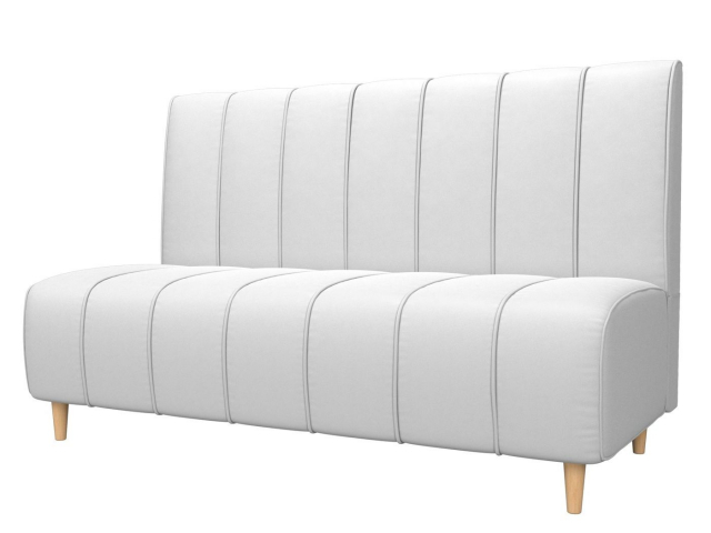 Кухонный диван "Ральф" белая экокожа, 104149