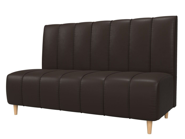 Кухонный диван "Ральф" коричневая экокожа, 104150