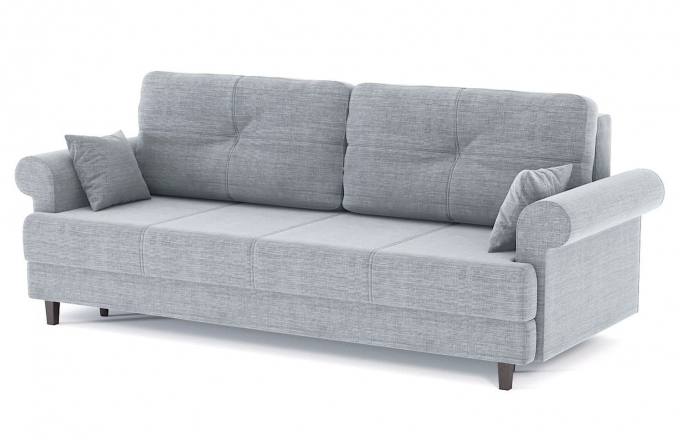 Диван-кровать "Мирта" рогожка Дрим Лайт Грей