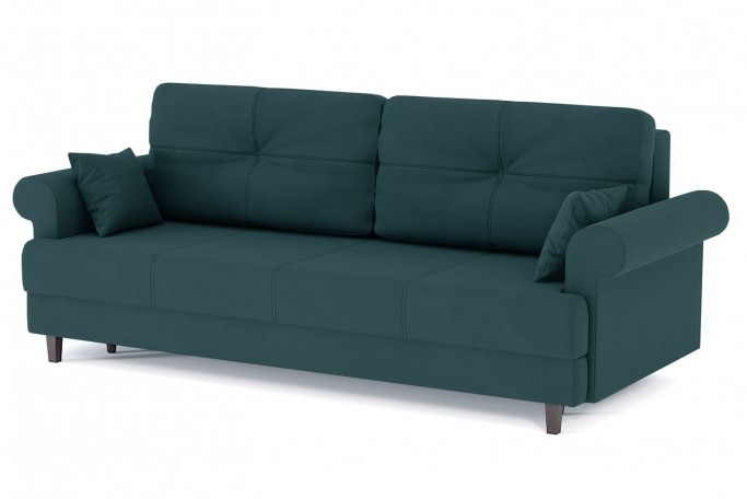 Диван-кровать "Мирта" велюр Зара Изумруд