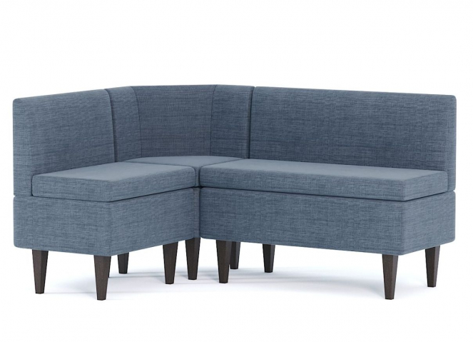 Кухонный угол "Лео" рогожка Дрим Блю