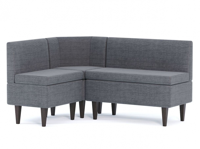 Кухонный угол "Лео" рогожка Дрим Грей