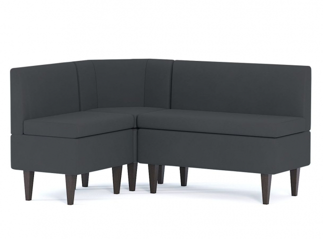 Кухонный угол "Лео" велюр Зара Грей 18