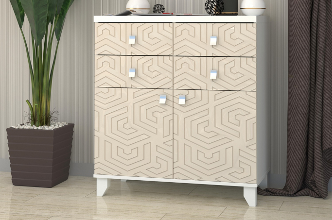 Комод "Ренди 32" МДФ с фрезеровкой