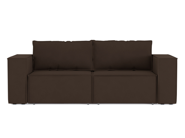 Диван-кровать трансформер "Лофт" еврокнижка, велюр Браун 20