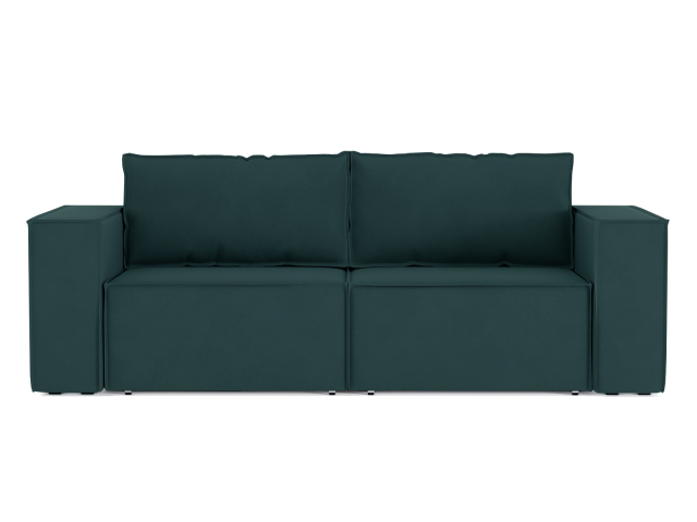 Диван-кровать трансформер "Лофт" еврокнижка, велюр Изумруд