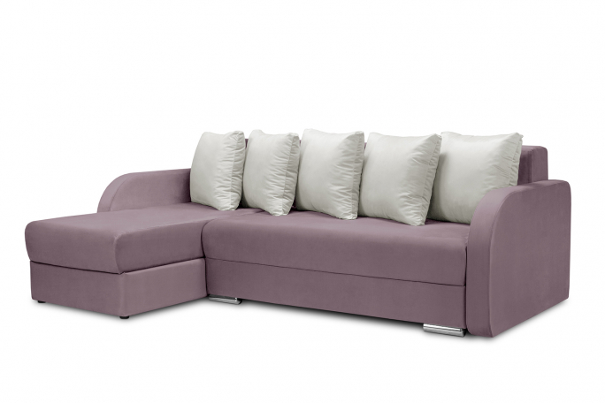 Угловой диван-кровать "Саванна" велюр Велутто 01, 11