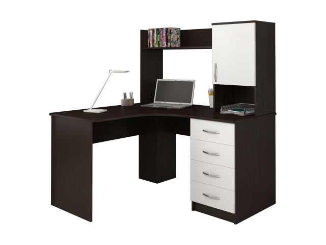 Стол "СПУ-15" ЛДСП, венге-белый