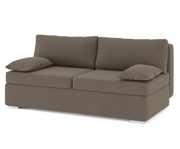 Диван-кровать "Лавия" еврокнижка велюр Зара Лайт Браун 05